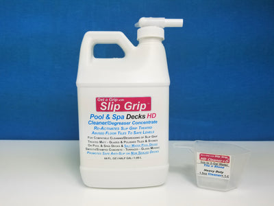 Slip Grip - Pool  Decks Heavy Duty Cleaner/De-Greaser/Super Concentrate= 64 Gals