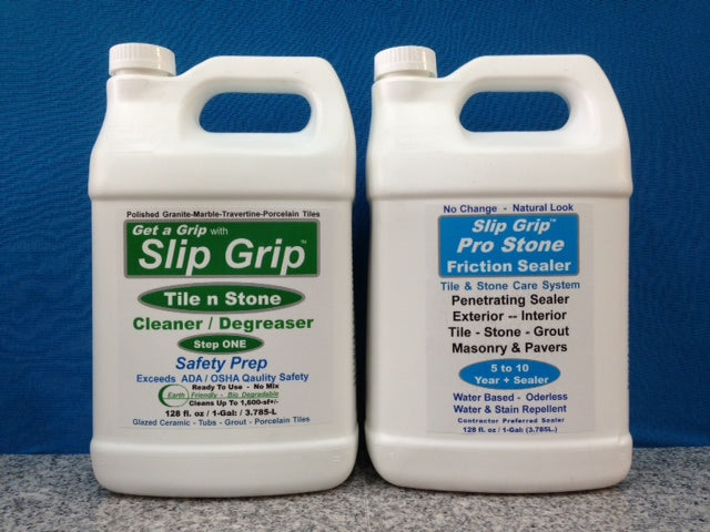 Slip Grip - Pro Stone Friction Sealer 128 fl. oz, 2 Items