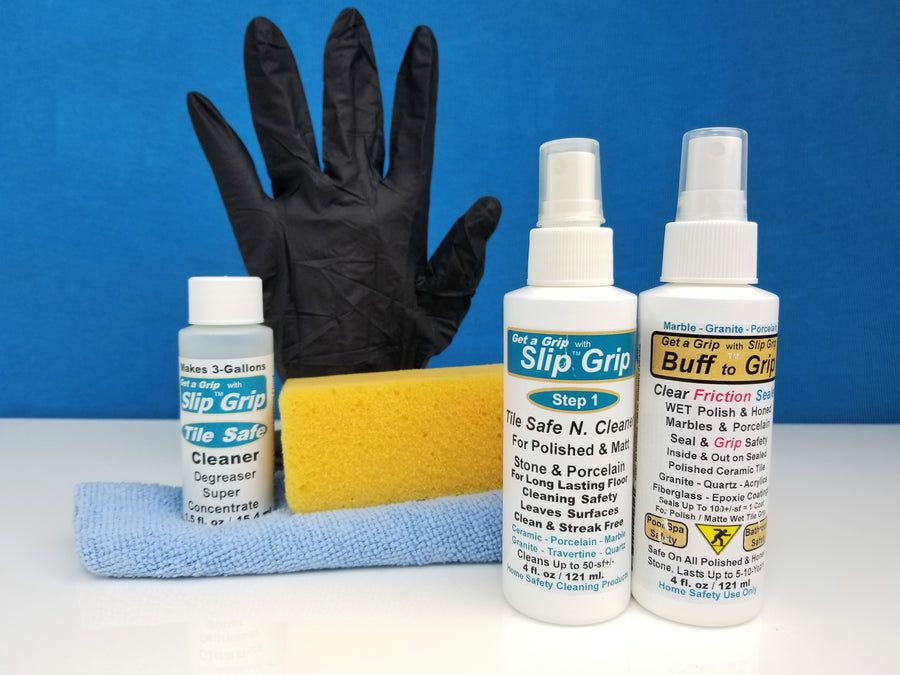 Slip Grip Buff To Grip Friction Sealer - Slip Grip Floor Safety Products
